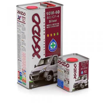 XADO Atomic Oil 10W-40 SG/CF-4 Silver